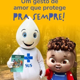 Um gesto de amor que protege pra sempre!