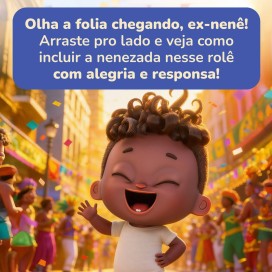 É hora da folia, é carnaval!!!