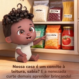 Nossa casa é um convite à leitura.